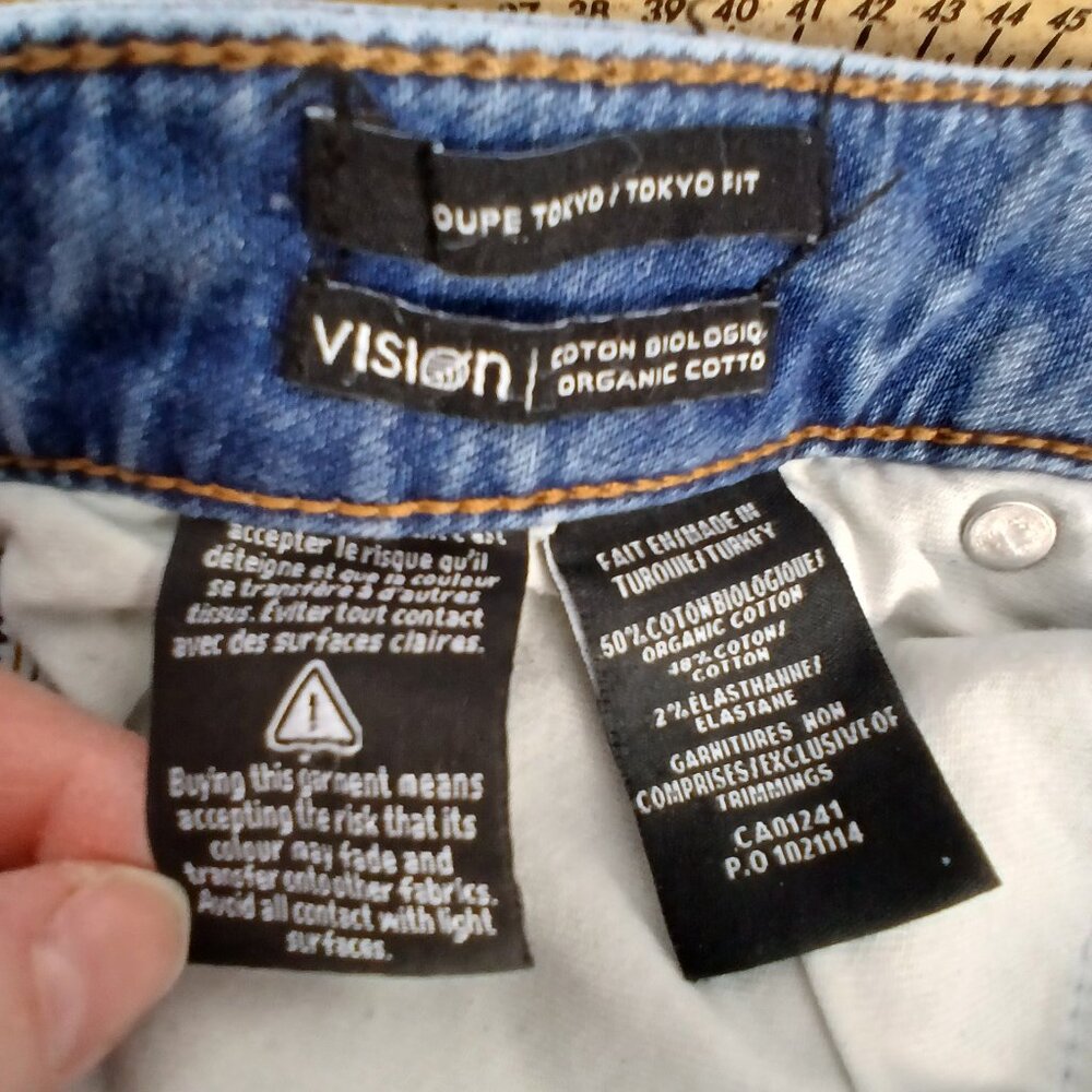 Le 31 Simons Women's 27 Tokyo Fit Organic Cotton Mid Rise Blue Jeans 27x29 - Picture 4 of 7